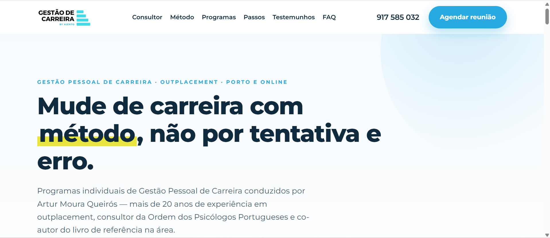 Website Gestão de Carreira