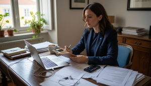 Empresária cuida da imagem online com uma assistente virtual eficiente